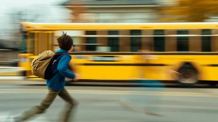 rushing_school_bus